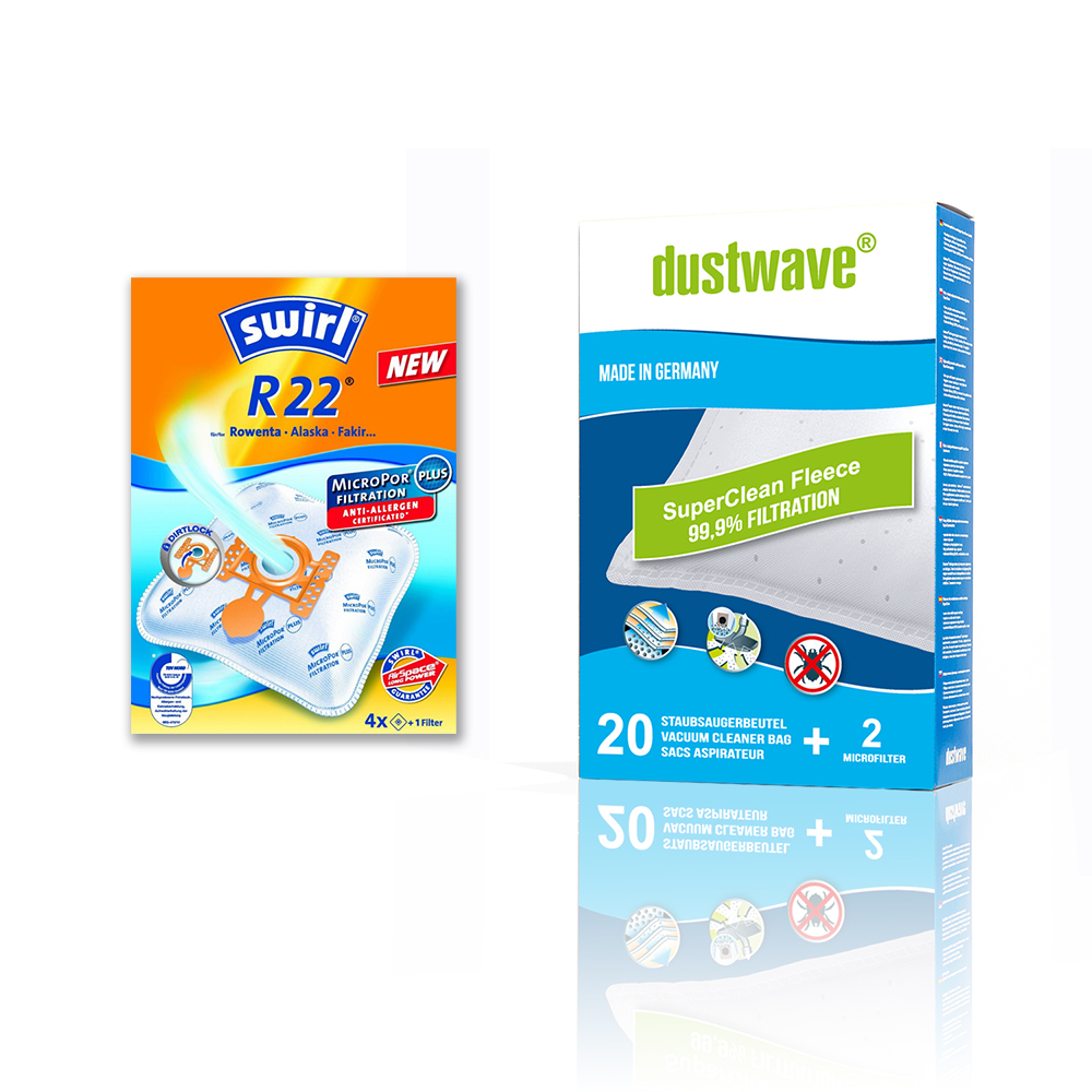 10 Premium Vlies Staubsaugerbeutel DeSina BSS Wave 1400 Staubbeutel Filtertüten